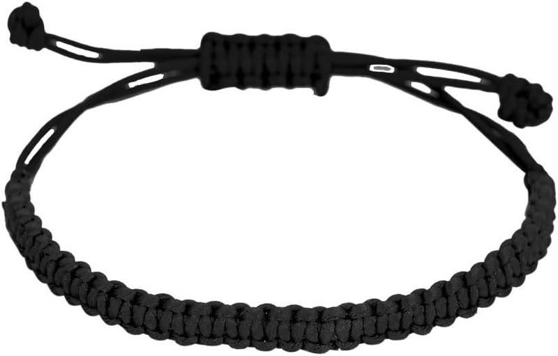 kelistom Handmade String Bracelet for Women Men Simple Red Black Braided Adjustable Charm Bracelets Minimalist Jewelry - Image 1